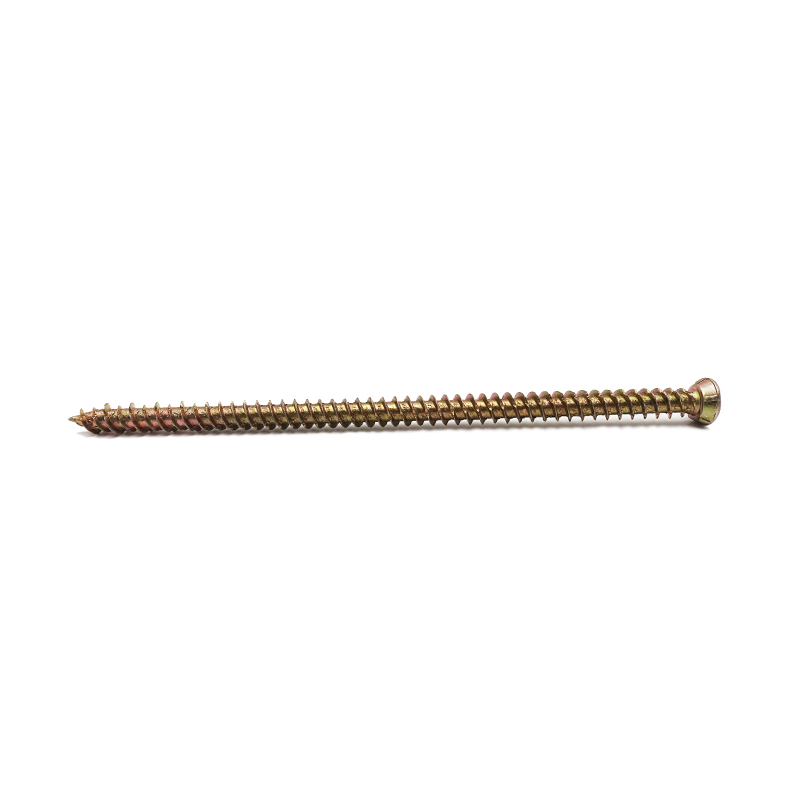Torx محرك صغير برغي مسطح ذاتي التنصت مطلي بالزنك الأصفر